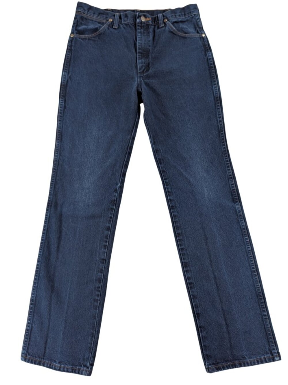 Wrangler Cowboy Cut Slim Fit Silver Edition Jeans 34x34 Dark Wash Blue Denim